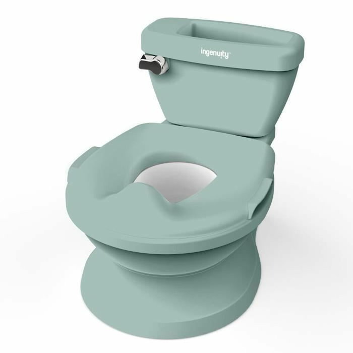 Ingenuity My Size Potty Pro Vert avec Réducteur de Toilette et Chasse d'eau Musicale Ingenuity My Size Potty Pro Vert avec Réducteur de Toilette et Chasse d'eau Musicale