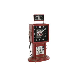 Horloge de table Home ESPRIT Rouge Vintage gasolinera