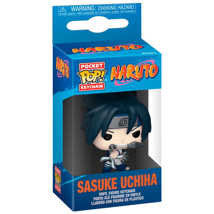 FUNKO Llavero Pocket POP Naruto Sasuke Uchiha