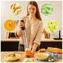 Cecotec Katana 15 Cream B - Mixeur plongeant - 1500 W - 4 lames en titane - Verre 800 ml - Noir