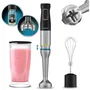 Cecotec Katana 15 Cream B - Mixeur plongeant - 1500 W - 4 lames en titane - Verre 800 ml - Noir