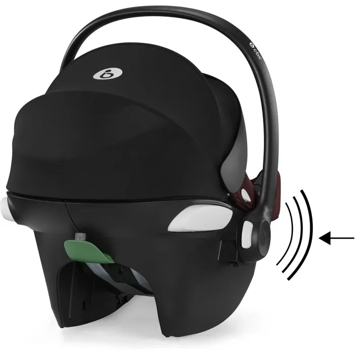 CYBEX - Siège Auto Groupe 0+/I-Size Aton B2 - Réducteur - Rouge - Sécurité Latérale L.S.P. - 0 à 24 mois (87 cm - 13 kg)