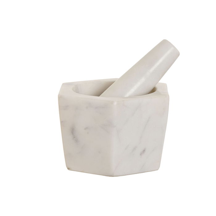 Mortier de cuisine Home ESPRIT Marbre 12,5 x 12,5 x 8 cm