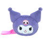 CYP BRANDS Sac à main peluche Kuromi Hello Kitty 40x17cm pour livres et accessoires avec fermeture à zip