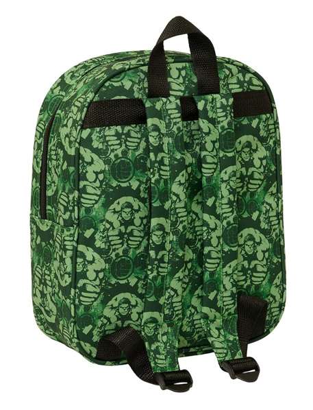 Safta Mochila guarderia 3D - Sac à dos maternelle 3D avec poche filet Hulk 22 x 27 x 10 cm pour enfants Safta Mochila guarderia 3D - Sac à dos maternelle 3D avec poche filet Hulk 22 x 27 x 10 cm pour enfants