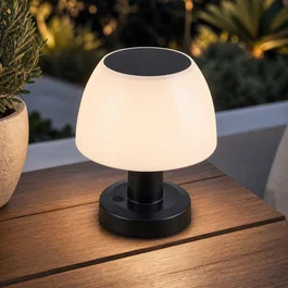 Lampe de Bureau Solaire 20-200Lm 4000K IP54 [HO-PHL-1902] Utilisation Intérieure/Extérieure Longue Autonomie Jusqu'à 8h