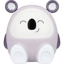 Bigben Koala - Enceinte Bluetooth 5.0 avec veilleuse lumineuse réglable, 15W, minuterie, batterie 1200mAh rechargeable USB-C