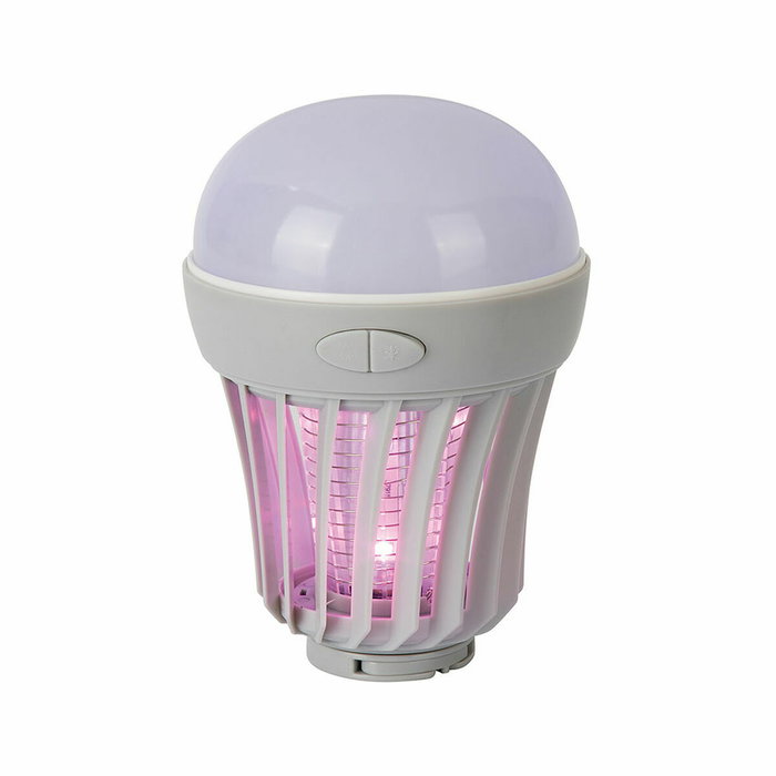 Lampe Anti-Moustiques JATA Blanc Gris Acier inoxydable Lampe Anti-Moustiques JATA Blanc Gris Acier inoxydable