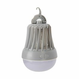 Jata Hogar Lampe Anti-Moustiques Portable Blanc et Gris