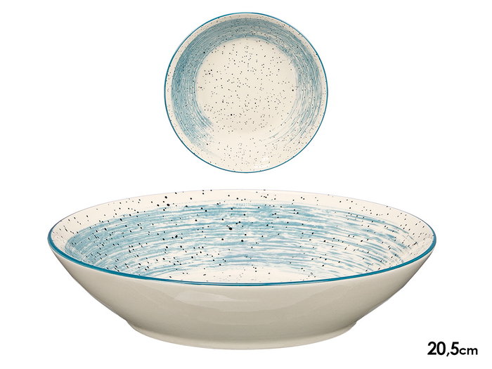Vessia Assiette Creuse Patinée Bleue 20,5 cm (Set de 36) Vessia Assiette Creuse Patinée Bleue 20,5 cm (Set de 36)