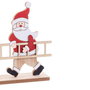 Décorations de Noël Multicouleur Bois Père Noël 14,5 x 5 x 19 cm