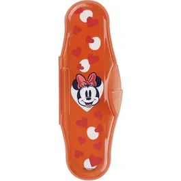 Disney Baby Minnie Collector - Set de 2 cuillères bébé ergonomiques avec étui de transport - Sans BPA, compatibles micro-ondes, pour enfants +10 mois