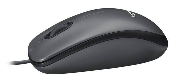Logitech Souris M90 - Souris PC Filaire USB avec Tracking Optique 1000 DPI, Ambidextre et Confortable - Compatible Windows/Mac - Gris