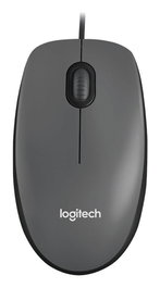 Logitech Souris M90 - Souris PC Filaire USB avec Tracking Optique 1000 DPI, Ambidextre et Confortable - Compatible Windows/Mac - Gris