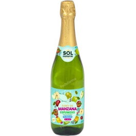 SOLNATURAL Boisson Effervescente Pomme Sans Alcool 750 ml