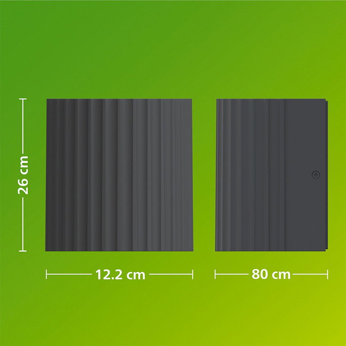 Philips Applique LED extérieure Zyra anthracite 4,3 W 800 lm