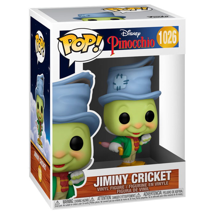 FUNKO Figura POP Disney Pinocho Street Jiminy Cricket