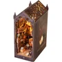 Creanook Kit DIY Maquette 3D Book Nook Serre Livre Librairie Magique à Construire - 11 x 18 x 26 cm