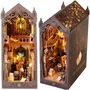 Creanook Kit DIY Maquette 3D Book Nook Serre Livre Librairie Magique à Construire - 11 x 18 x 26 cm
