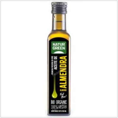 NATURGREEN Huile d'amande biologique première pression à froid 250 ml NATURGREEN Huile d'amande biologique première pression à froid 250 ml
