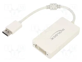 DELOCK Adaptateur DisplayPort 1.2 High Speed Single Link Noir