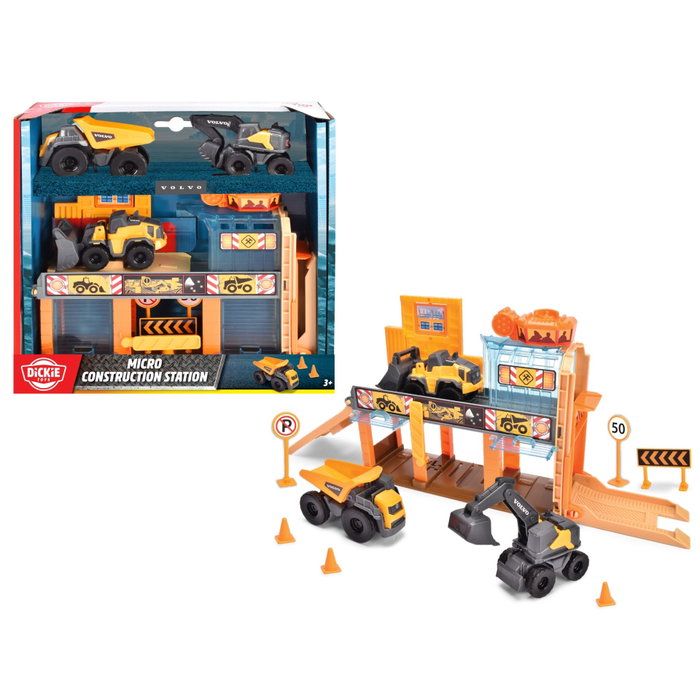 Dickie Micro Construction Station Play Set Dickie Micro Construction Station Play Set