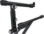 Quiklok Support pour Clavier QL742 Format "X" 2 Niveaux Double Profil Noir Acier Pliable