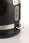Ariete 2854/02 Bouilloire électrique Modèle Moderna - 1.7 L - Noir - Acier inoxidable - Base 360° - Filtre lavable