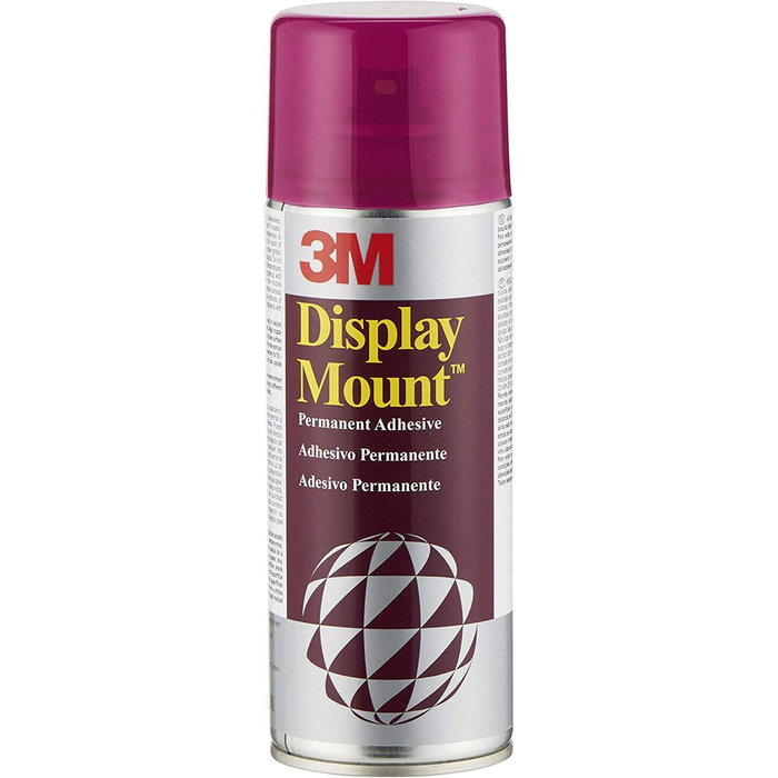 3M Adhésif en aérosol Display Mount Permanent 400 ml (Lot de 12 unités) 3M Adhésif en aérosol Display Mount Permanent 400 ml (Lot de 12 unités)