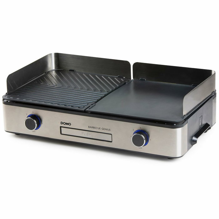 Domo Grill de table barbecue Genius DO9259G - 2 zones de cuisson - 2400 W