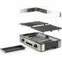 Domo Grill de table barbecue Genius DO9259G - 2 zones de cuisson - 2400 W
