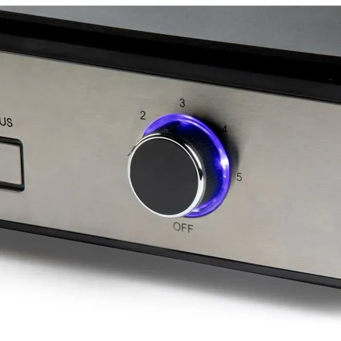 DOMO Grill de Table Barbecue Genius DO9259G - 2400W, 2 Zones de Cuisson avec Thermostat Réglable, Revêtement Antiadhésif, Bac à Graisse, Étanche IPX4 DOMO Grill de Table Barbecue Genius DO9259G - 2400W, 2 Zones de Cuisson avec Thermostat Réglable, Revêtement Antiadhésif, Bac à Graisse, Étanche IPX4