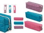 Pincello Étui à Crayons en Taille assortie, 20 x 4 x 6 cm, Vert/Rose/Violet (Set de 24)