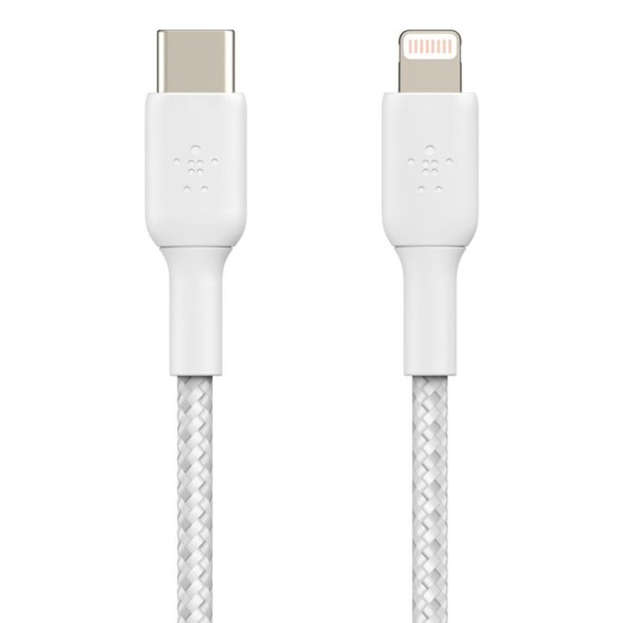 Belkin CAA004BT2MWH Câble Lightning vers USB-C Boost Charge 2 m Blanc MFi