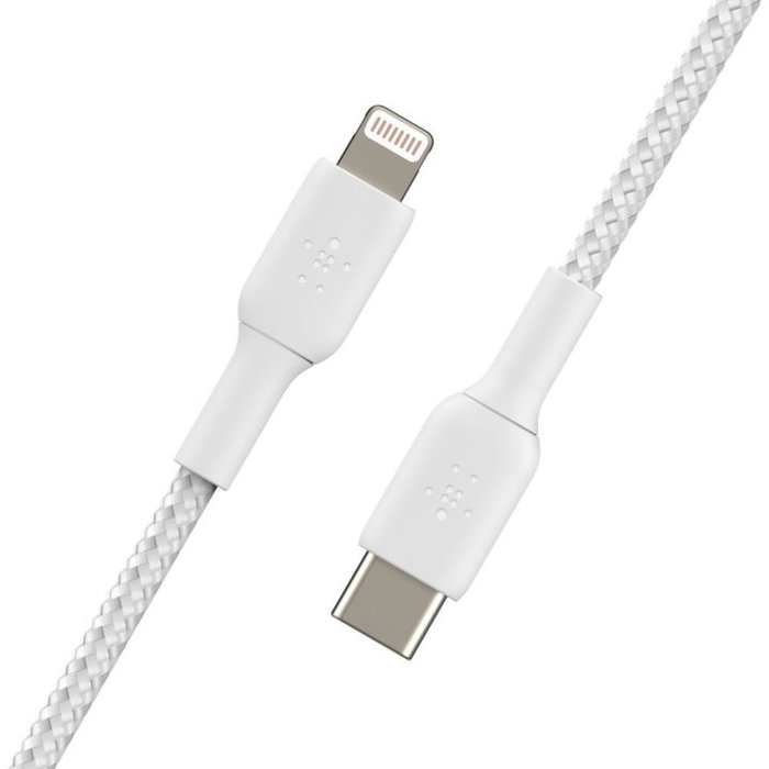 Belkin CAA004BT2MWH Câble Lightning vers USB-C Boost Charge 2 m Blanc MFi