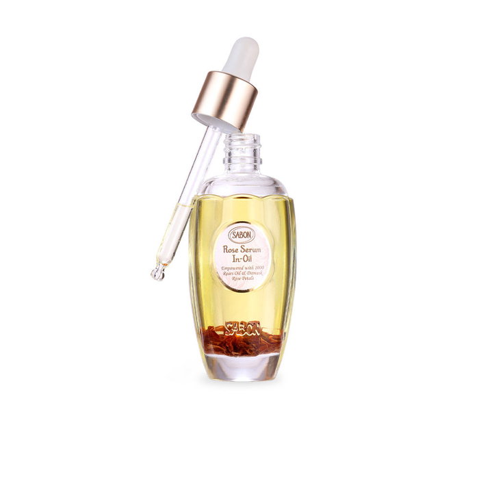 Sabon Sérum à la Rose Huile 50 ml - Soin Éclaircissant Naturel et Biologique avec Huiles Rares