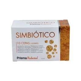 PRISMA NATURAL Simbiotique Prébiotique Flore Intestinale 15 Sticks Citron