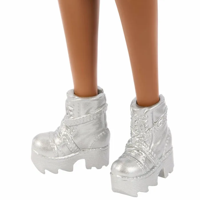 Mattel Barbie Fashionistas - Short et Haut à Fleurs - Cheveux noirs