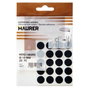MAURER Cache-vis adhésifs noir (blister 20 unités)