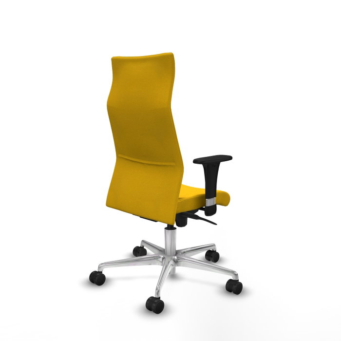 Piqueras Y Crespo Fauteuil Albacete Jaune avec Mécanisme Synchrone