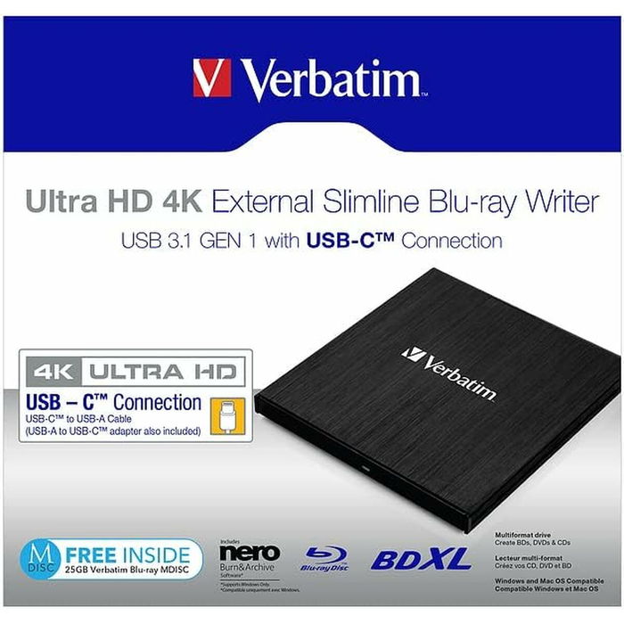 Lecteur CD/DVD Verbatim 43888