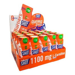 NUTRISPORT L-CARNITINA fat burners SHOT boîte de 20 unités