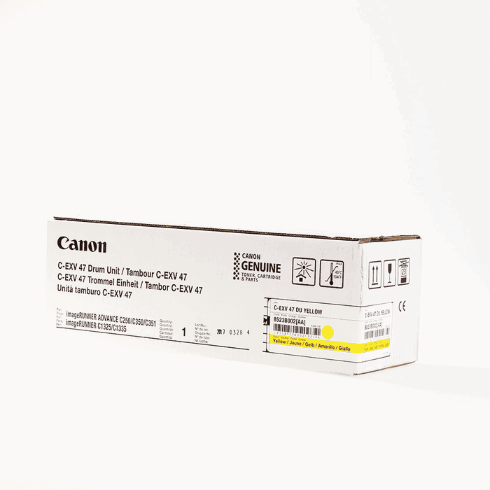 Canon 8523B002 Unité tambour C-EXV47 - Toner jaune pour imprimante - Compatible avec les références 8523B002AA Canon 8523B002 Unité tambour C-EXV47 - Toner jaune pour imprimante - Compatible avec les références 8523B002AA