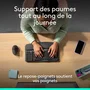 Logitech Wave Keys - Clavier sans fil ergonomique AZERTY Blanc