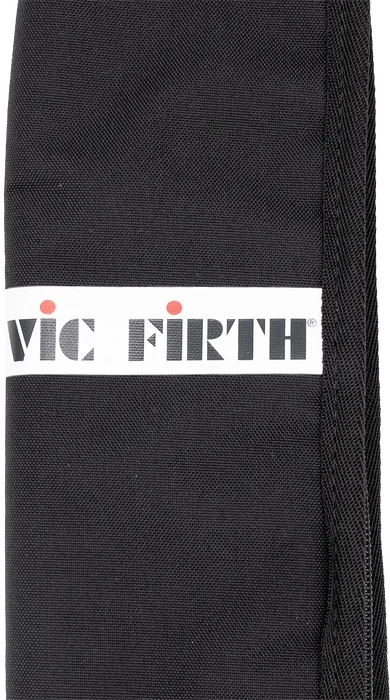 Vicfirth Essential étui à baguettes noir pour 4-5 paires avec poche intérieure et sangle élastique