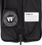 Vicfirth Essential étui à baguettes noir pour 4-5 paires avec poche intérieure et sangle élastique
