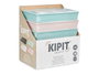 Kipit Organisateur tiroir 15 compartiments plastique rose vert 33x9x49cm assortiment aléatoire (Set de 6)