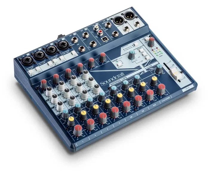 SOUNDCRAFT Notepad-12FX Table de mixage avec interface audio USB, préamplis micro, effets Lexicon