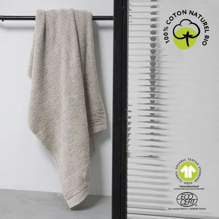 Today Serviette de bain Organic 50x90 cm en coton bio 450 GSM, certifiée GOTS et Oeko-Tex, grande absorption et douceur exceptionnelle Today Serviette de bain Organic 50x90 cm en coton bio 450 GSM, certifiée GOTS et Oeko-Tex, grande absorption et douceur exceptionnelle
