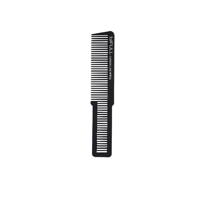 Bifull - Peine n°16 avec manche en fibre de carbone, 20,5 cm, anti-statique et résistant à la chaleur pour coiffage professionnel Bifull - Peine n°16 avec manche en fibre de carbone, 20,5 cm, anti-statique et résistant à la chaleur pour coiffage professionnel